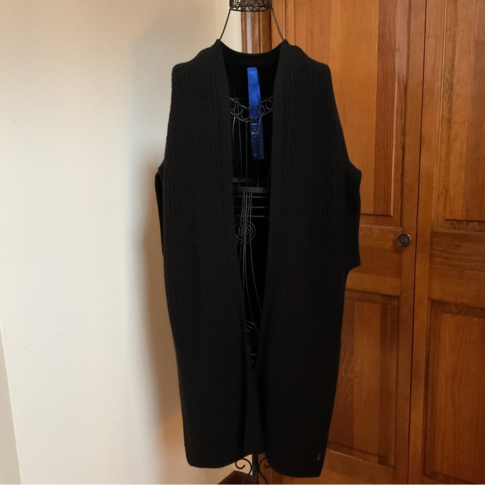 Kit and Ace chunky sleeveless cashmere cardigan, Medium/Large